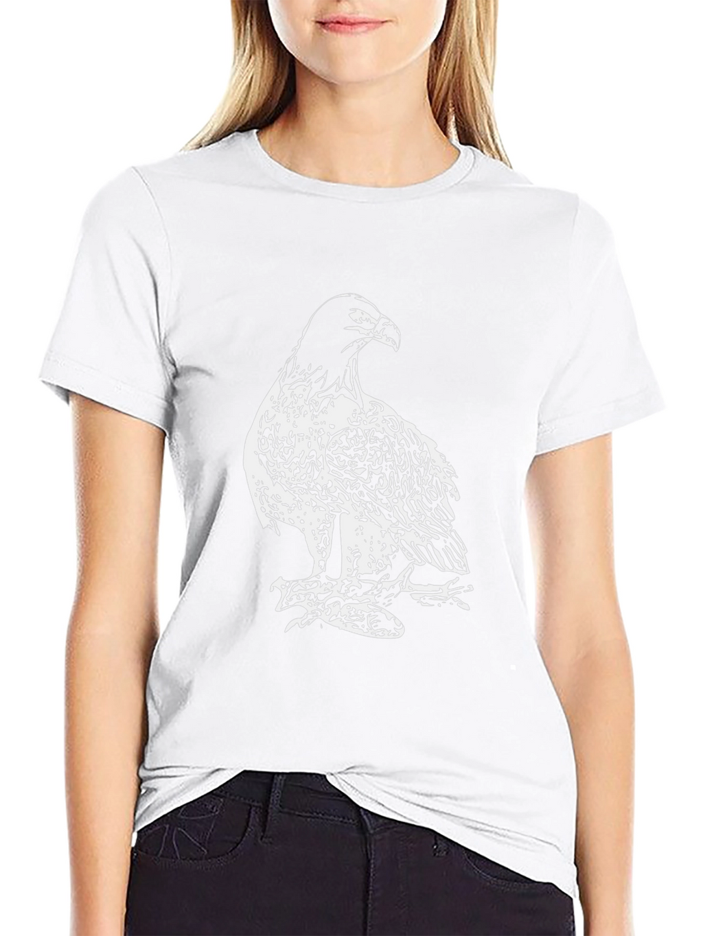 Black Eagle Graphic Tee - Mens Fashion