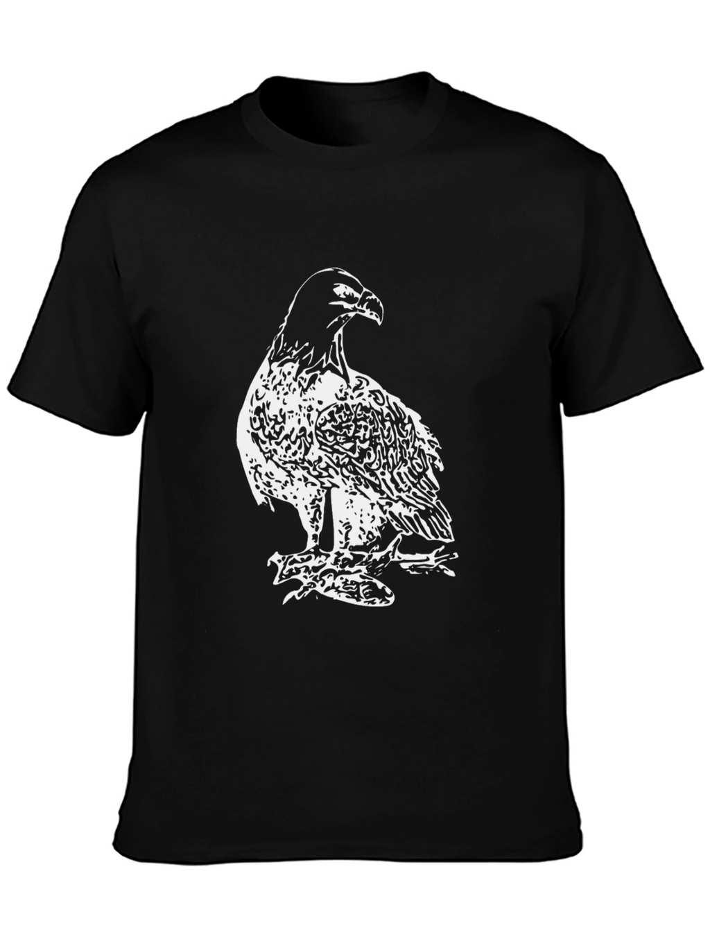 Black Eagle Graphic Tee - Mens Fashion