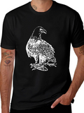 Black Eagle Graphic Tee - Mens Fashion