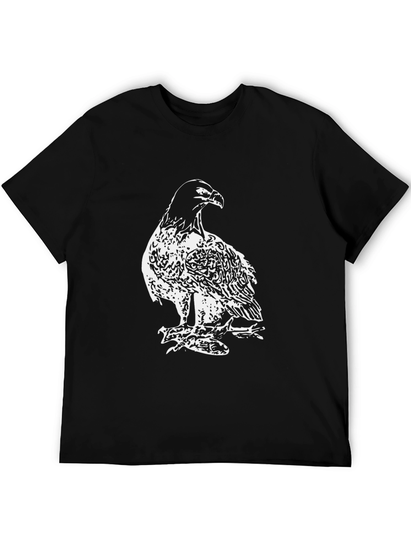 Black Eagle Graphic Tee - Mens Fashion