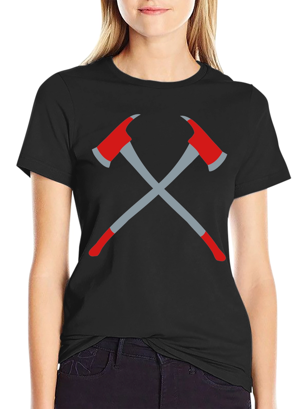 Firefighter Axe T-Shirt - Bold Graphic Tee