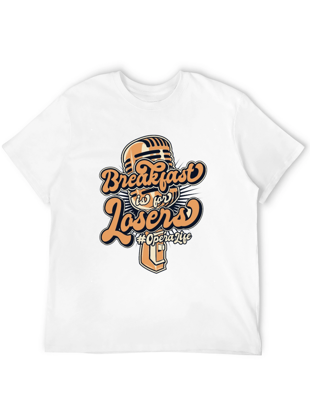 Breakfast is for Losers Graphic T-Shirt