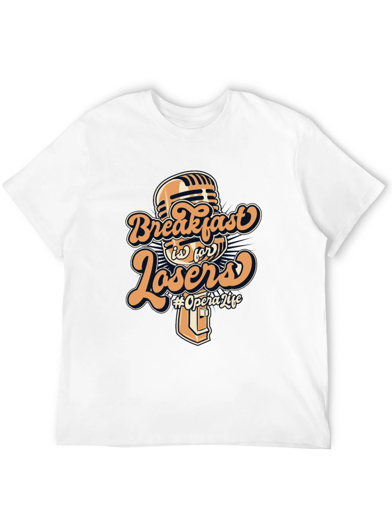 Breakfast is for Losers Graphic T-Shirt