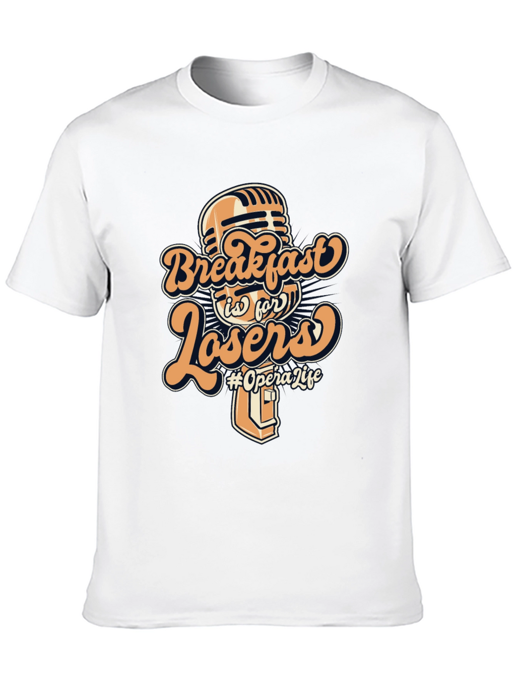 Breakfast is for Losers Graphic T-Shirt