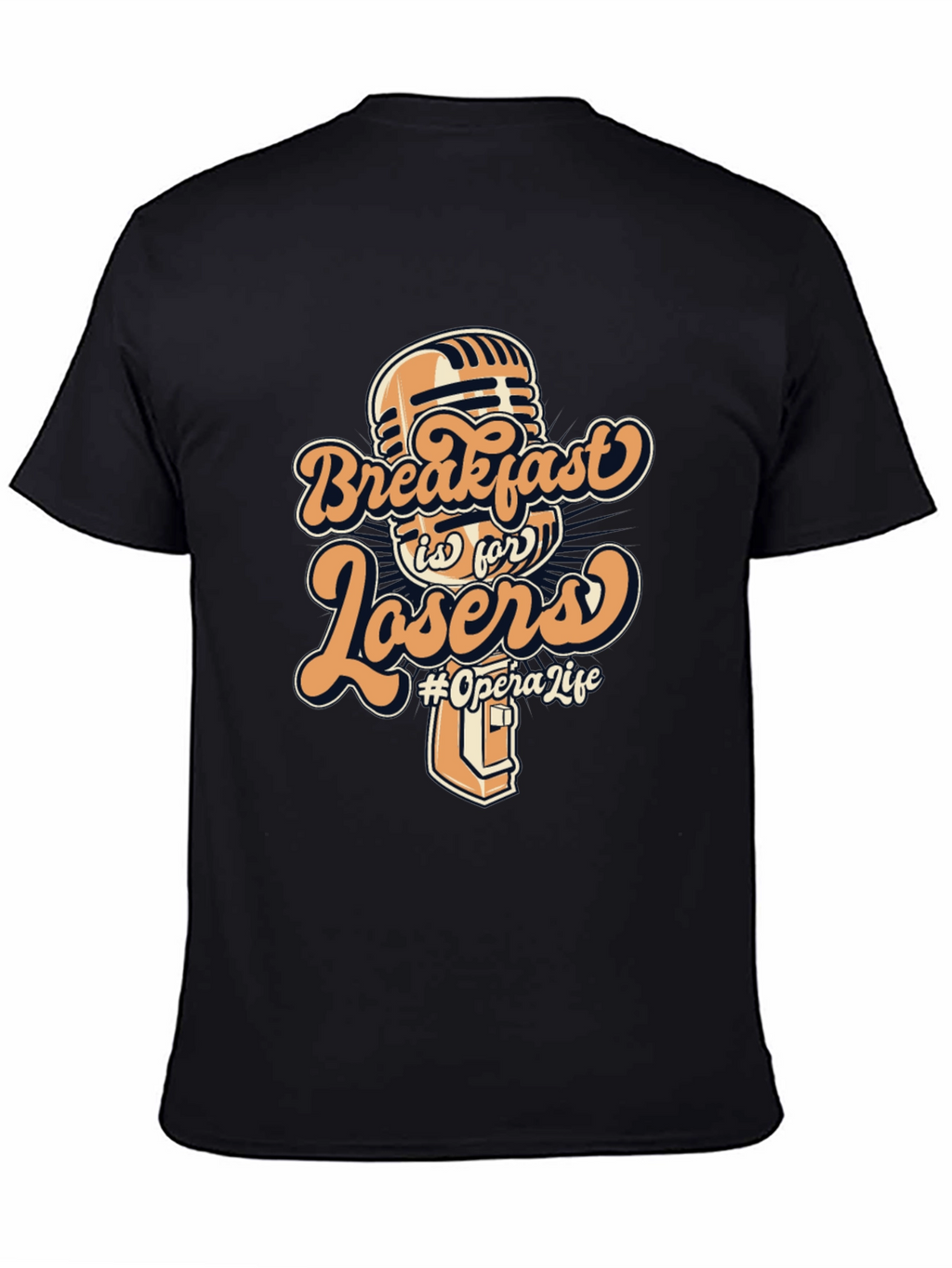 Breakfast is for Losers Graphic T-Shirt