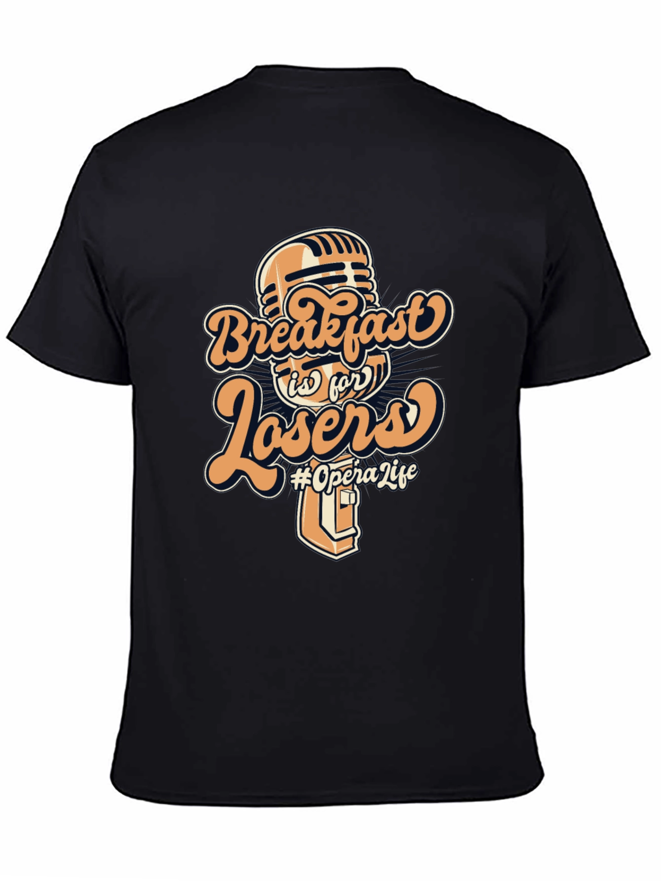 Breakfast is for Losers Graphic T-Shirt