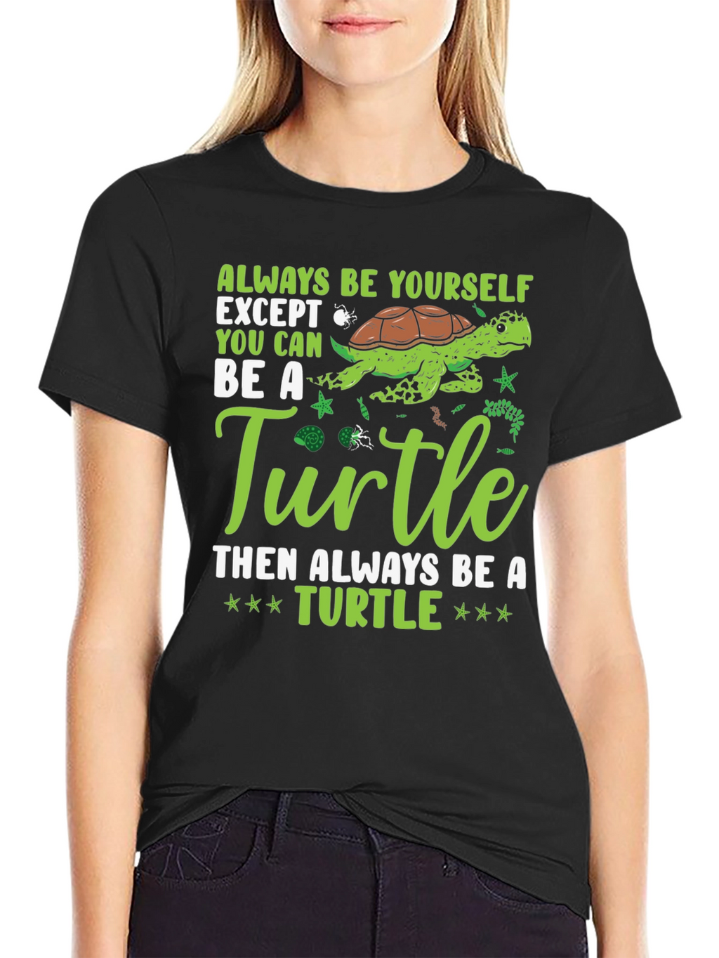 Always Be Yourself Turtle Graphic Tee