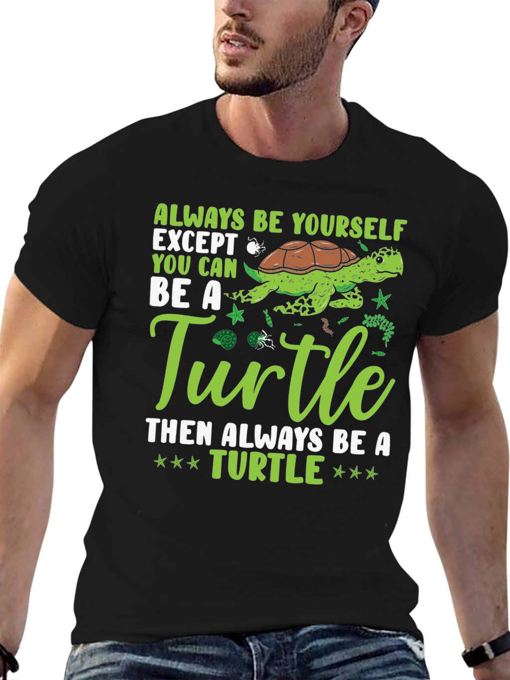 Always Be Yourself Turtle Graphic Tee