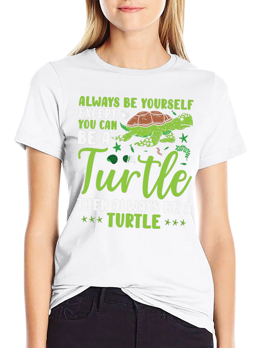 Always Be Yourself Turtle Graphic Tee