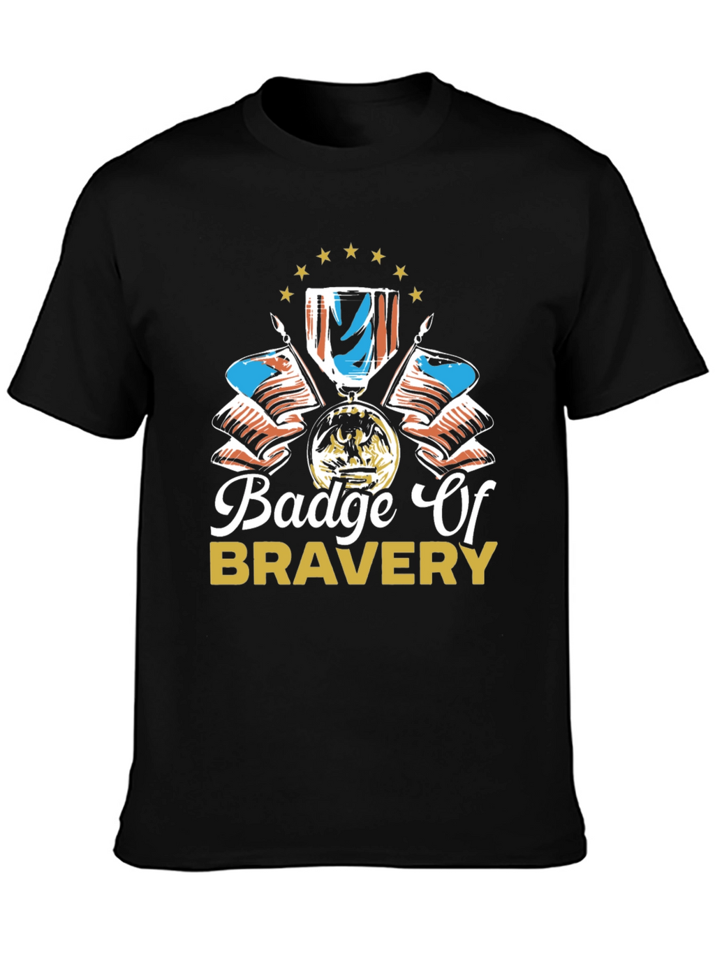 Badge of Bravery Graphic T-Shirt