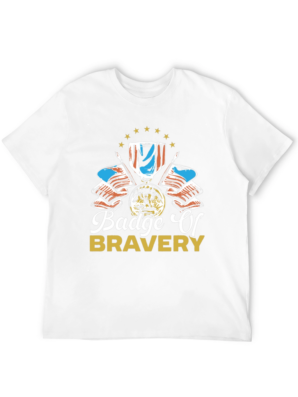 Badge of Bravery Graphic T-Shirt