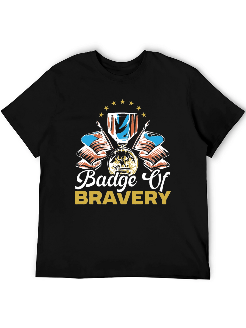 Badge of Bravery Graphic T-Shirt