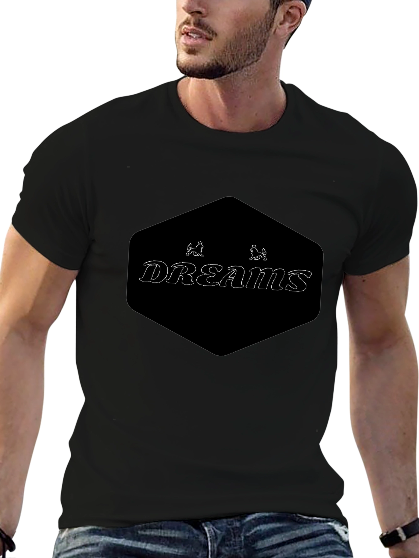 Dreams Black Graphic Tee