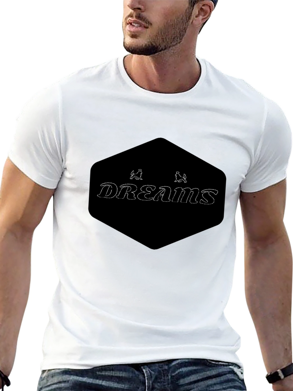 Dreams Black Graphic Tee