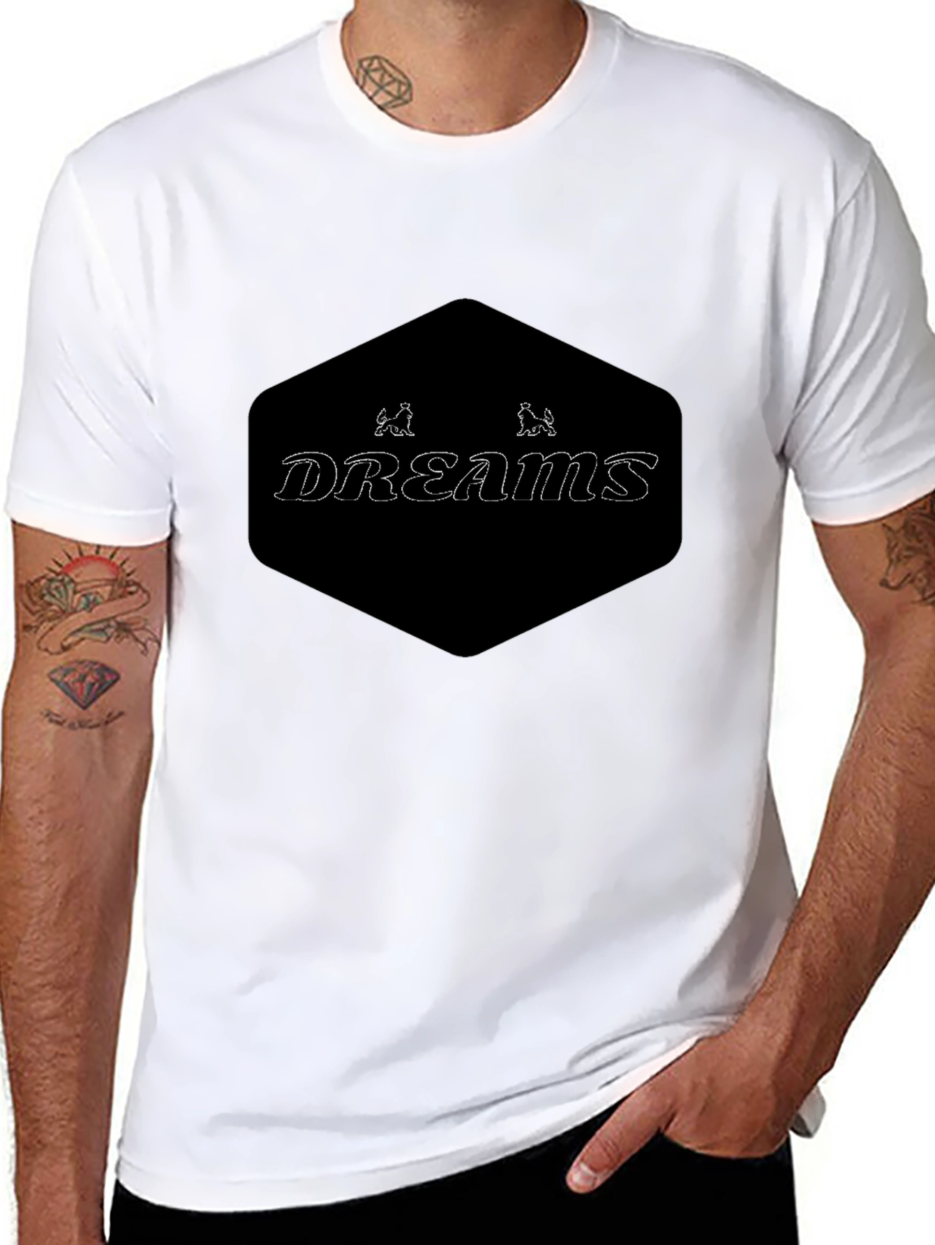 Dreams Black Graphic Tee