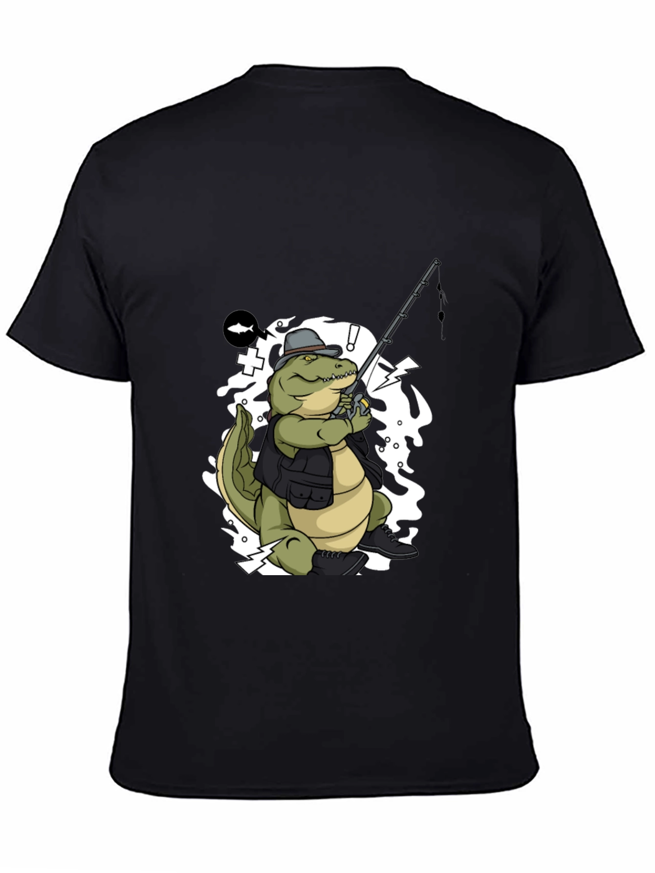 Gator Fisherman Graphic T-Shirt