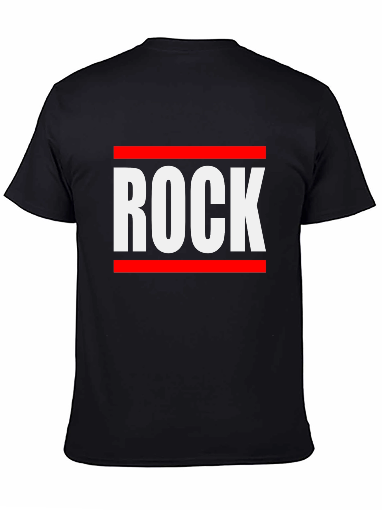 Rock Graphic Tee - Black Cotton T-Shirt for Music Lovers
