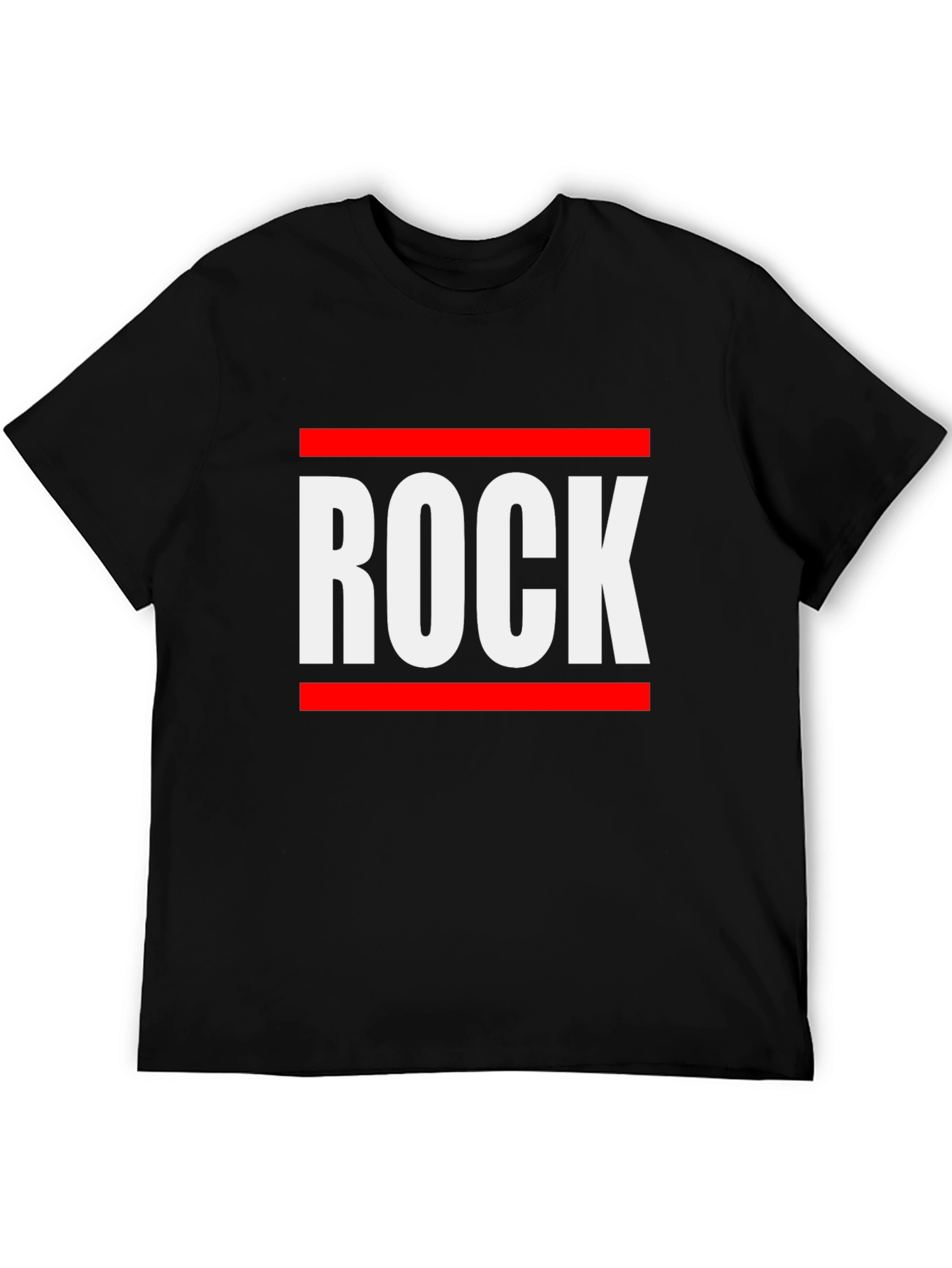 Rock Graphic Tee - Black Cotton T-Shirt for Music Lovers