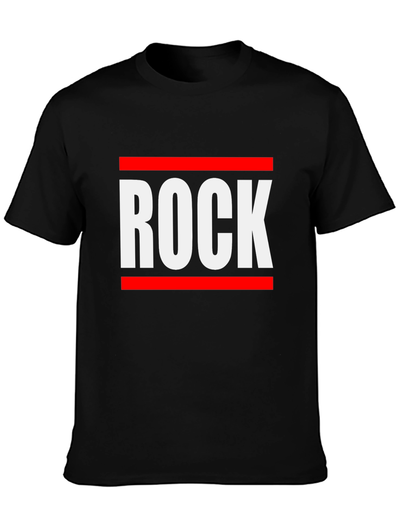 Rock Graphic Tee - Black Cotton T-Shirt for Music Lovers