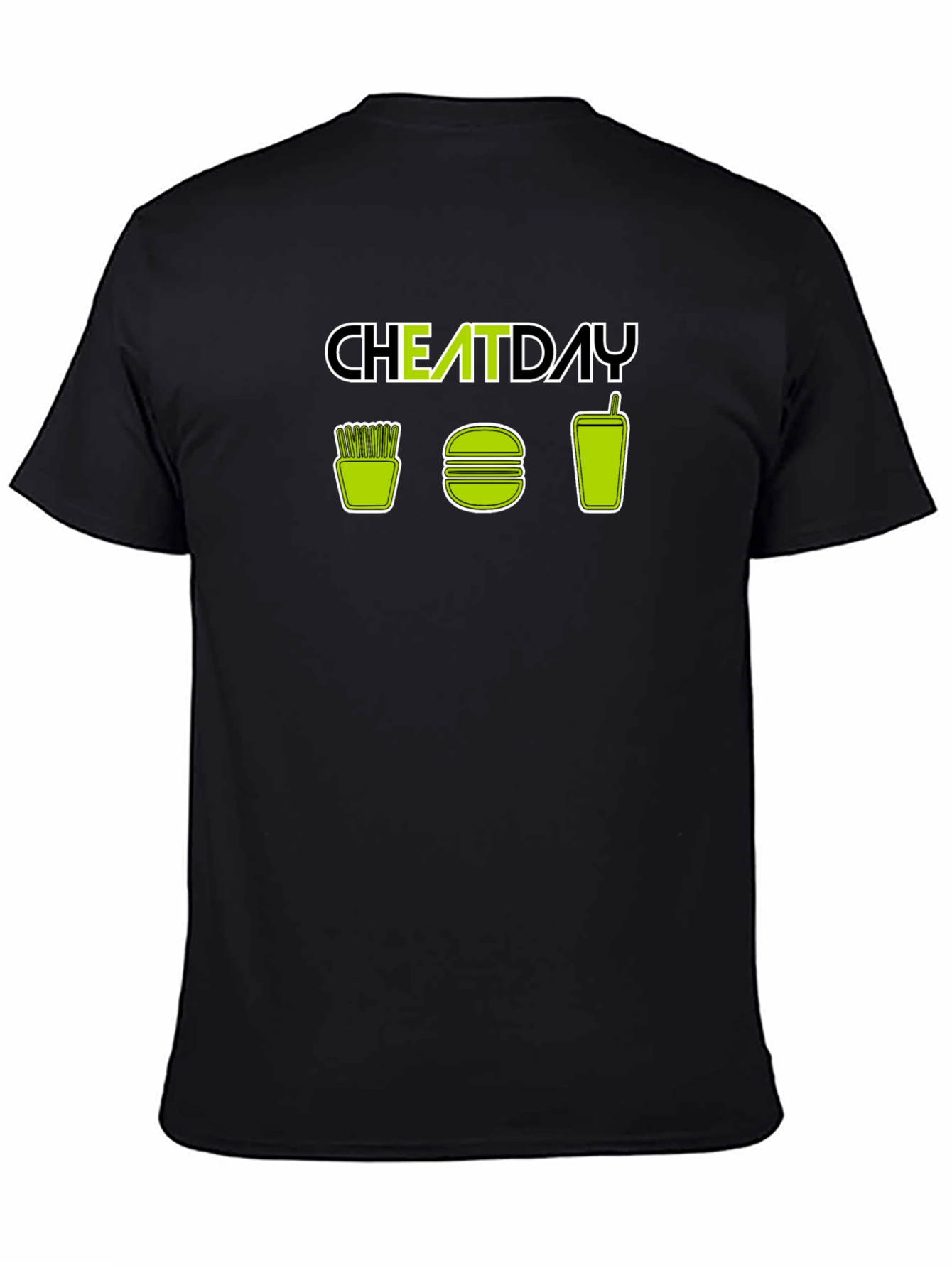 Cheat Day T-Shirt - Fries Burger Soda Design