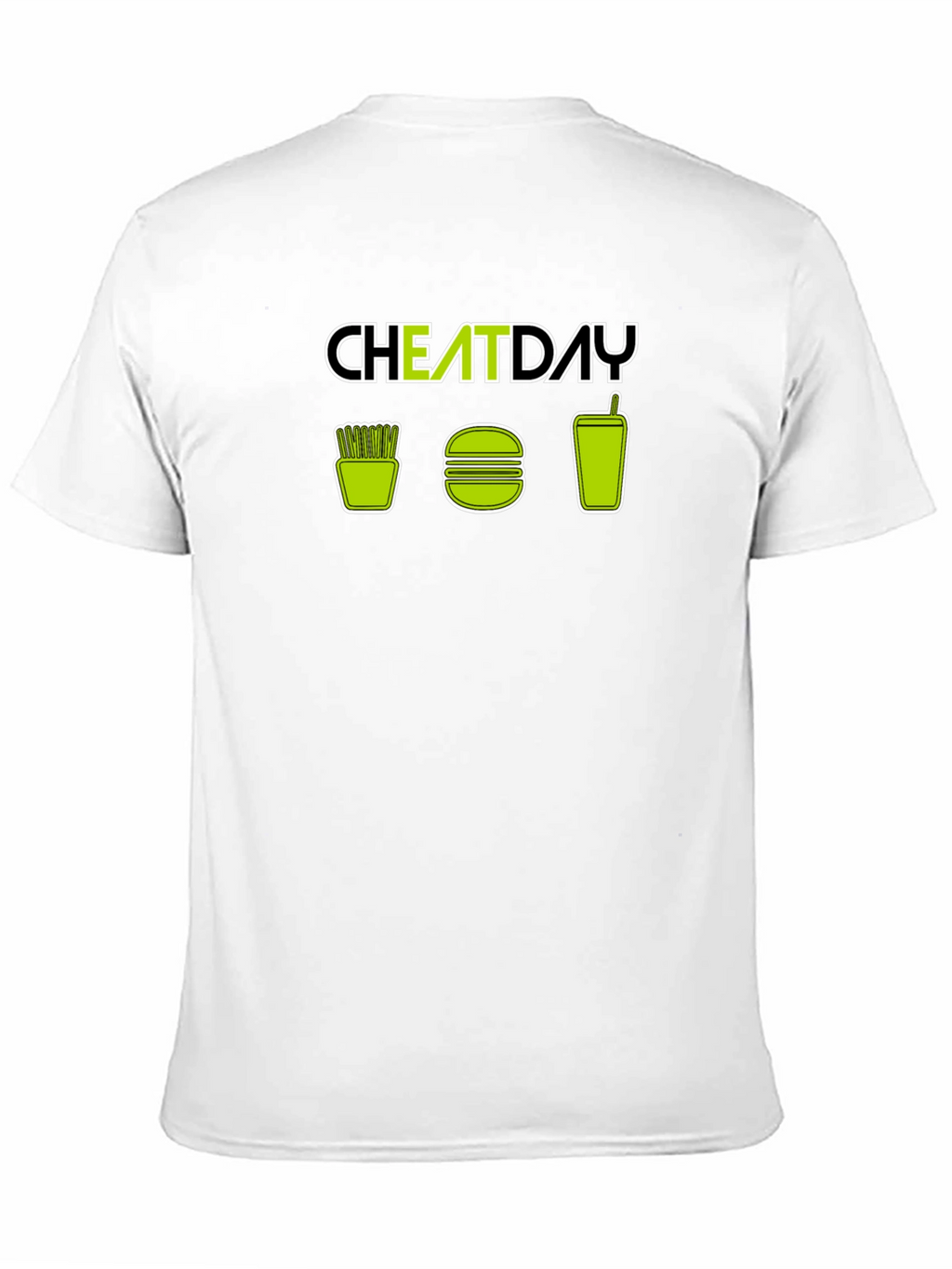 Cheat Day T-Shirt - Fries Burger Soda Design
