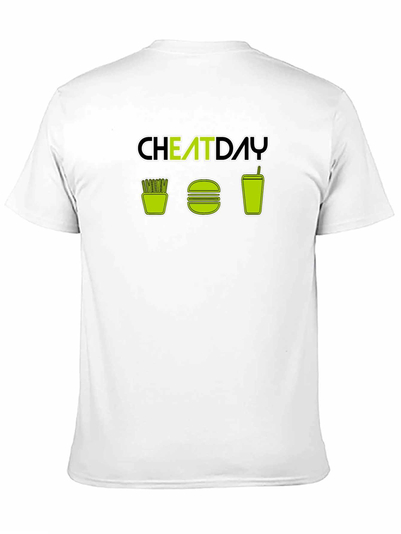 Cheat Day T-Shirt - Fries Burger Soda Design