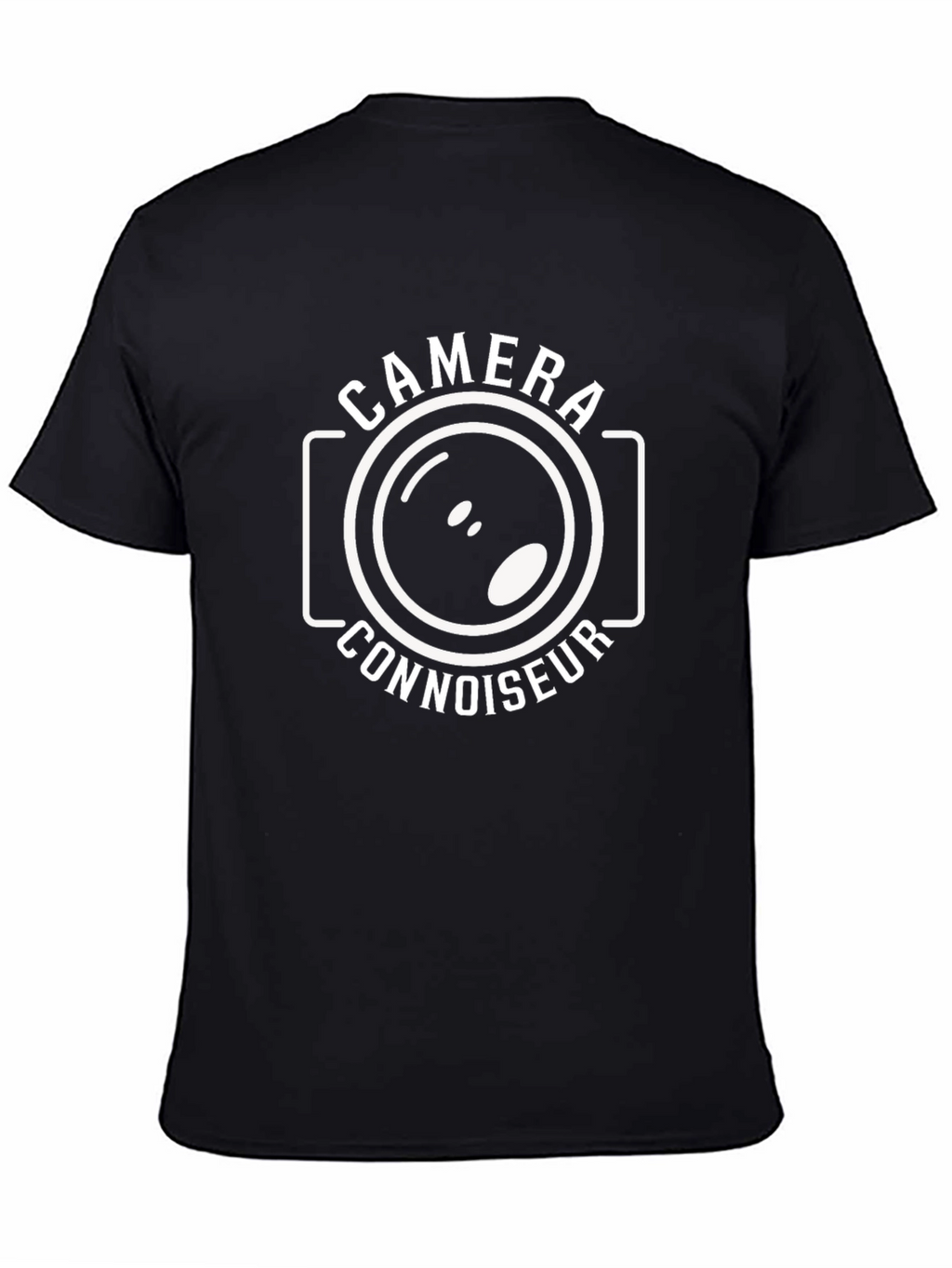 Camera Connoisseur Graphic T-Shirt - Black