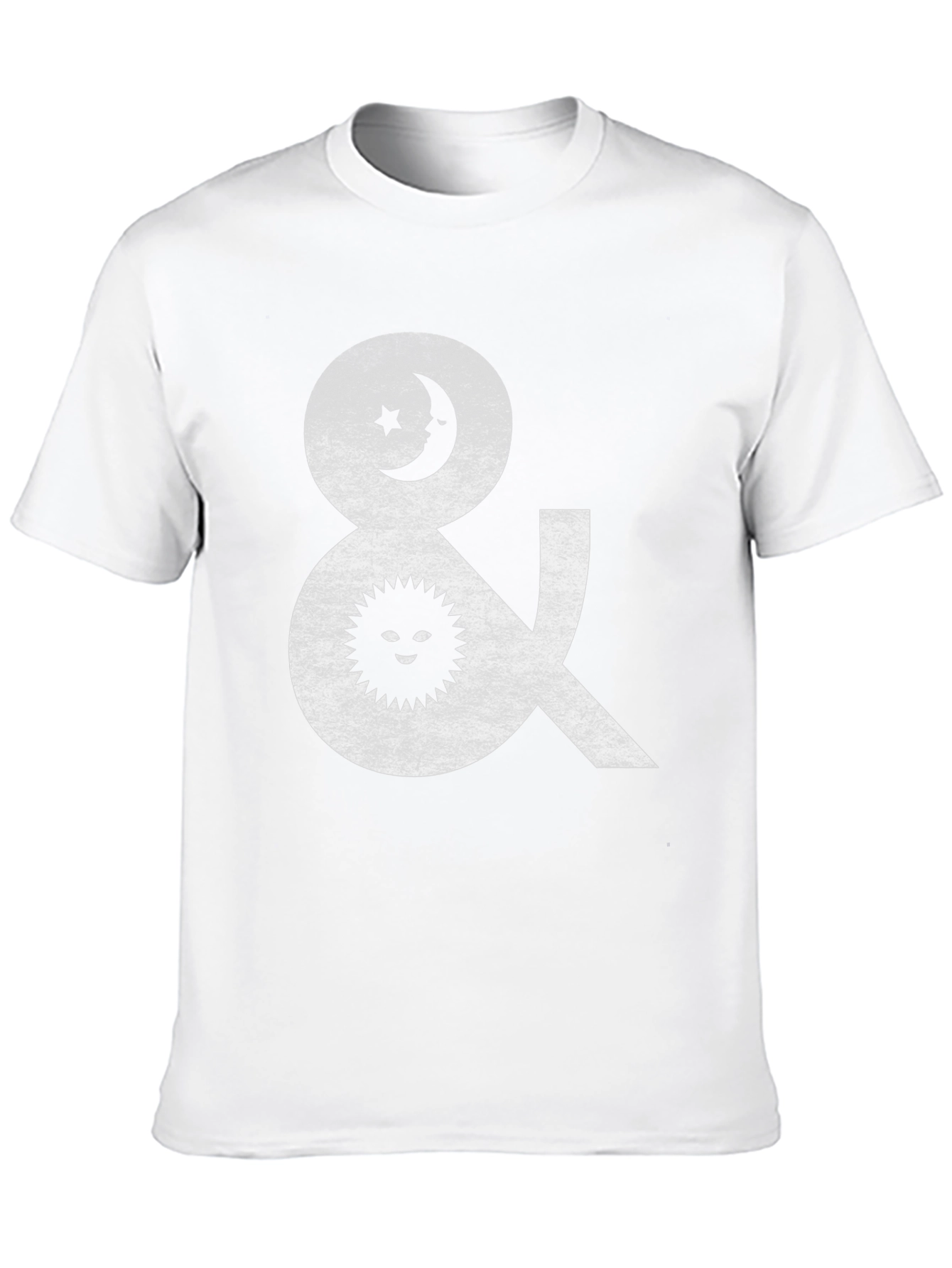 Celestial Sun & Moon Graphic T-Shirt