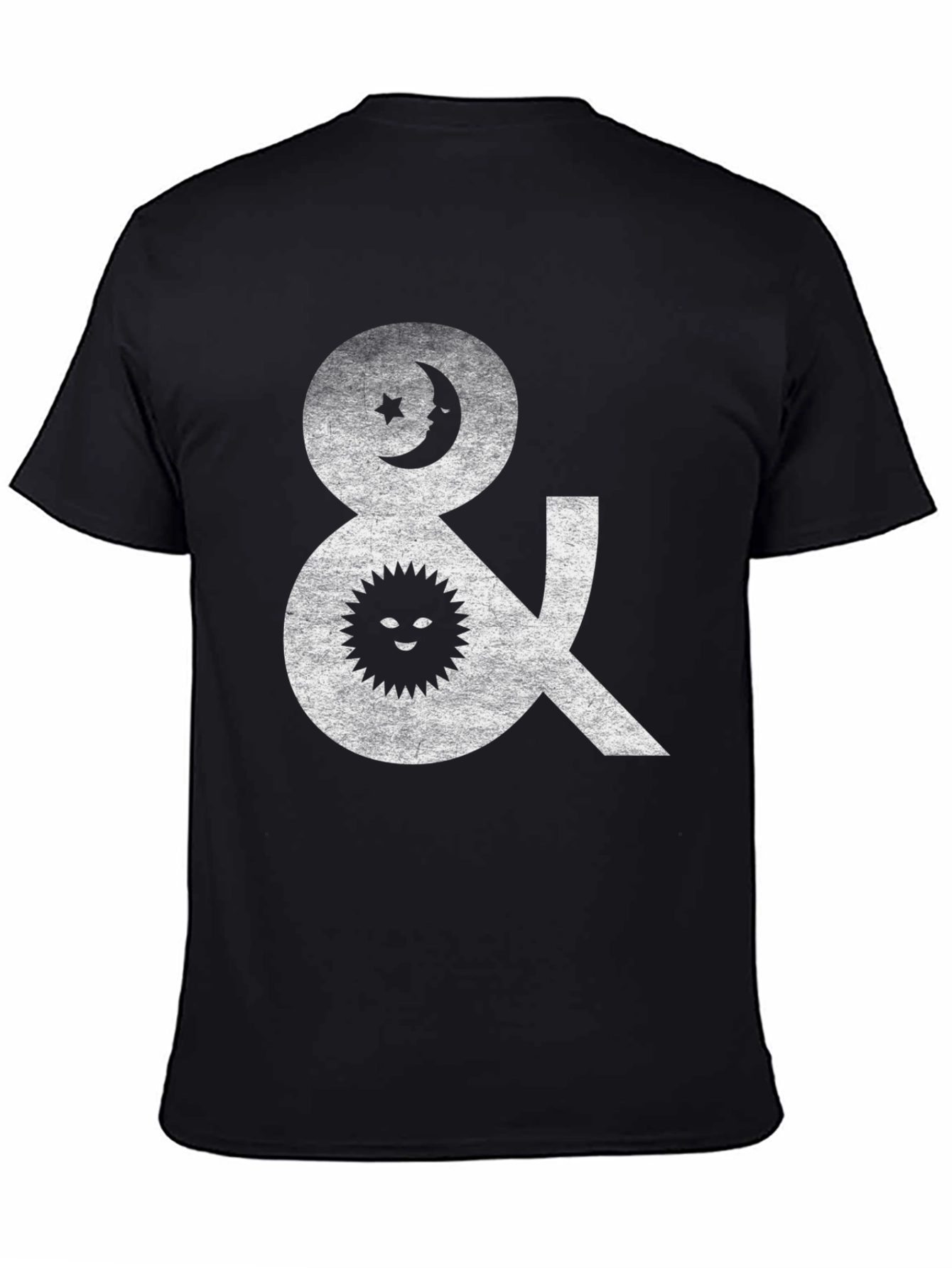 Celestial Sun & Moon Graphic T-Shirt