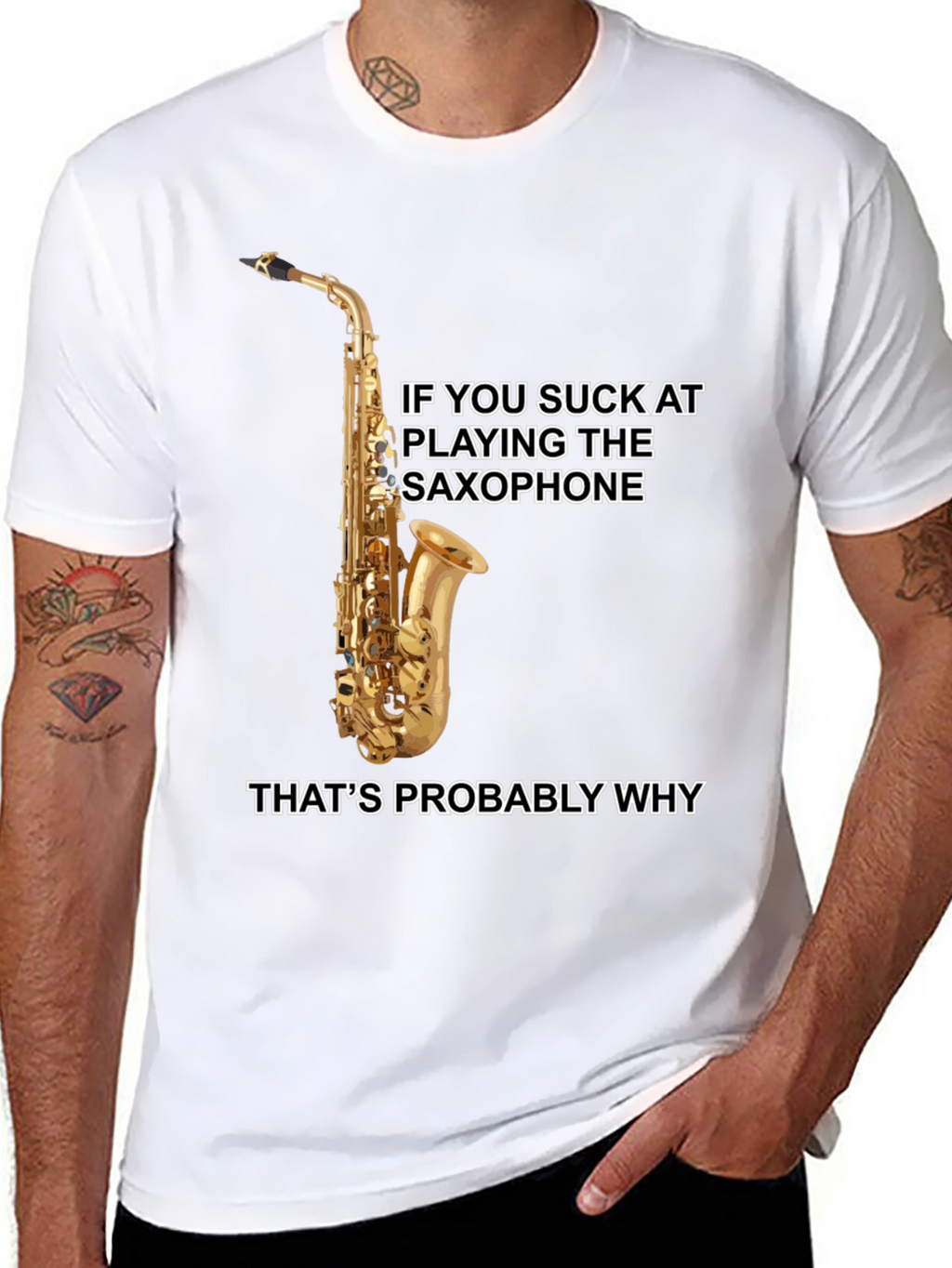Saxophone Player T-Shirt: Funny Musical Humor Tee