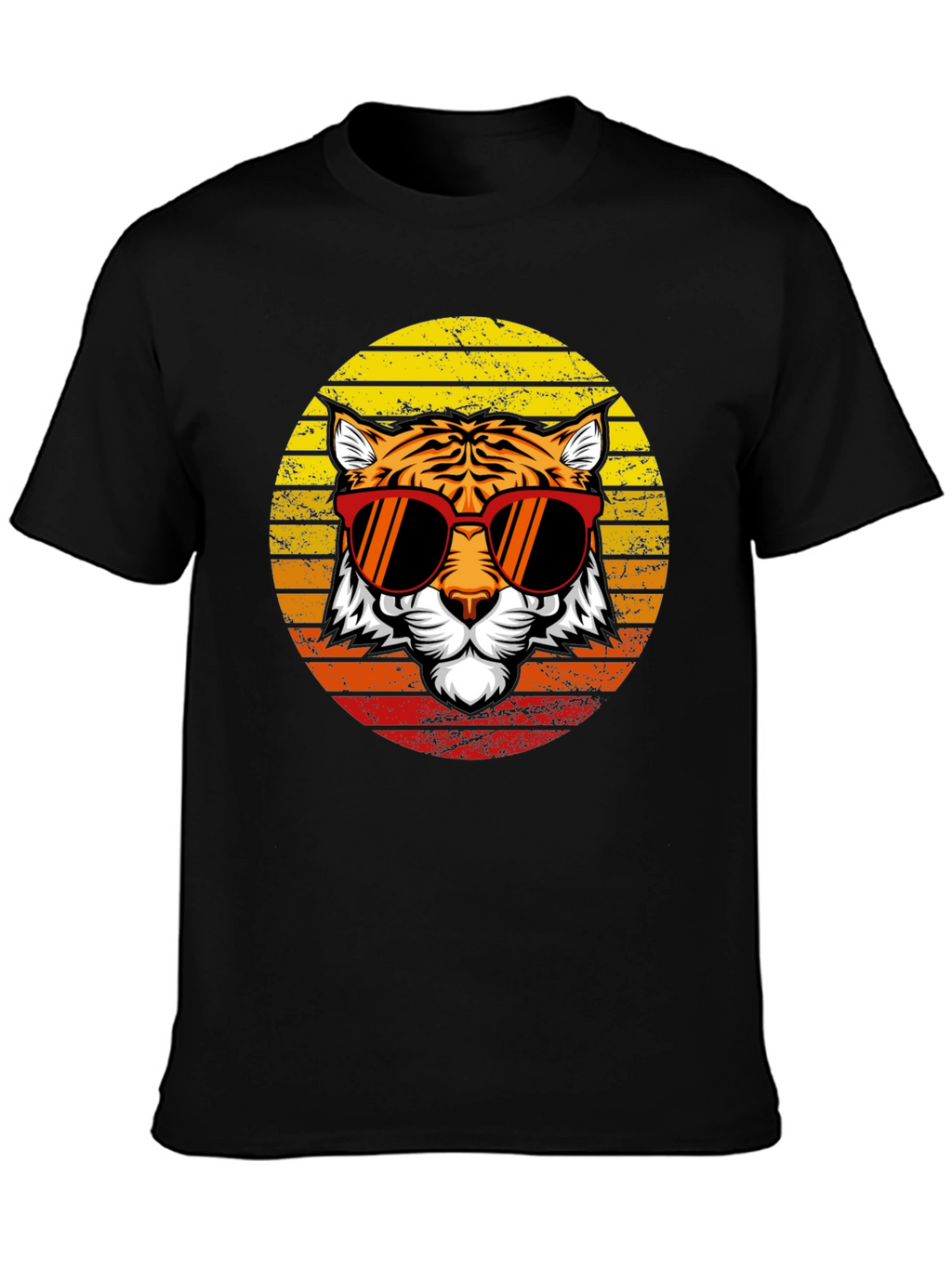 Cool Tiger Sunglasses Graphic T-Shirt