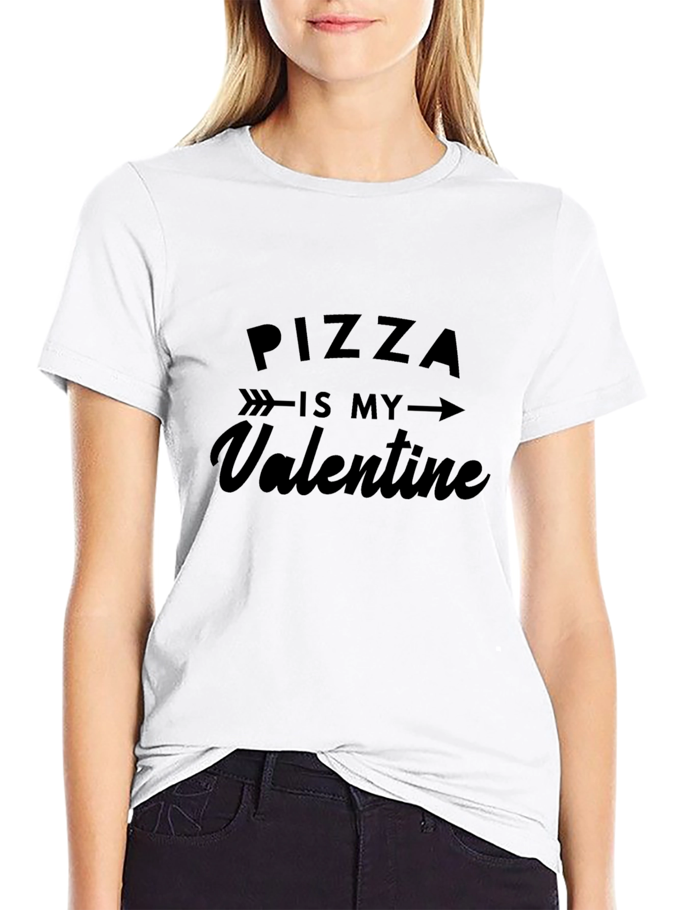 Pizza is My Valentine - Graphic T-Shirt