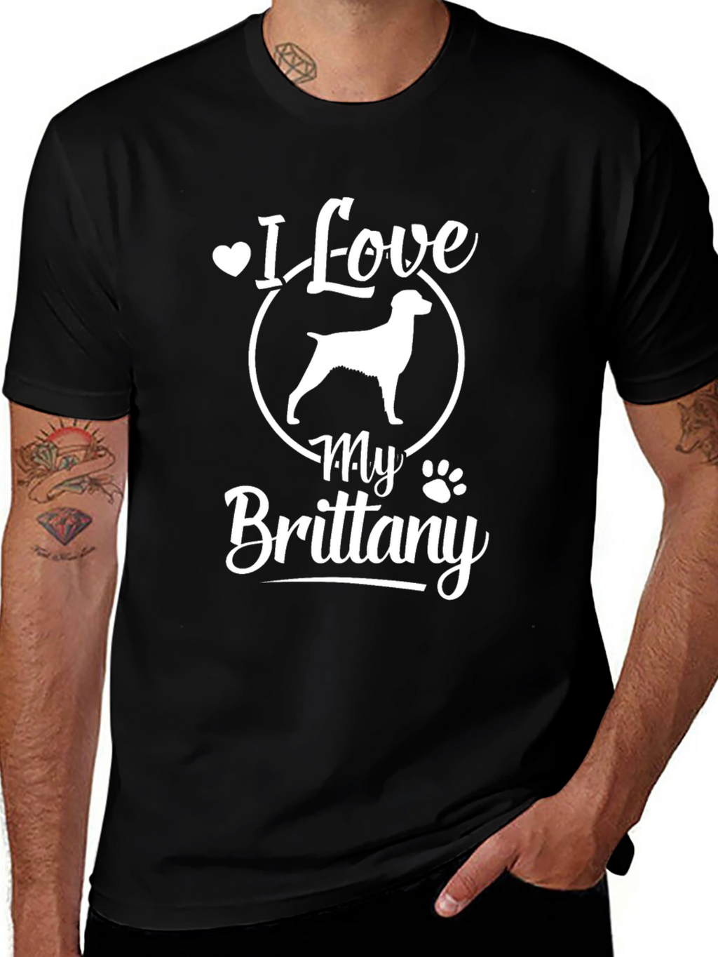 I Love My Brittany T-Shirt