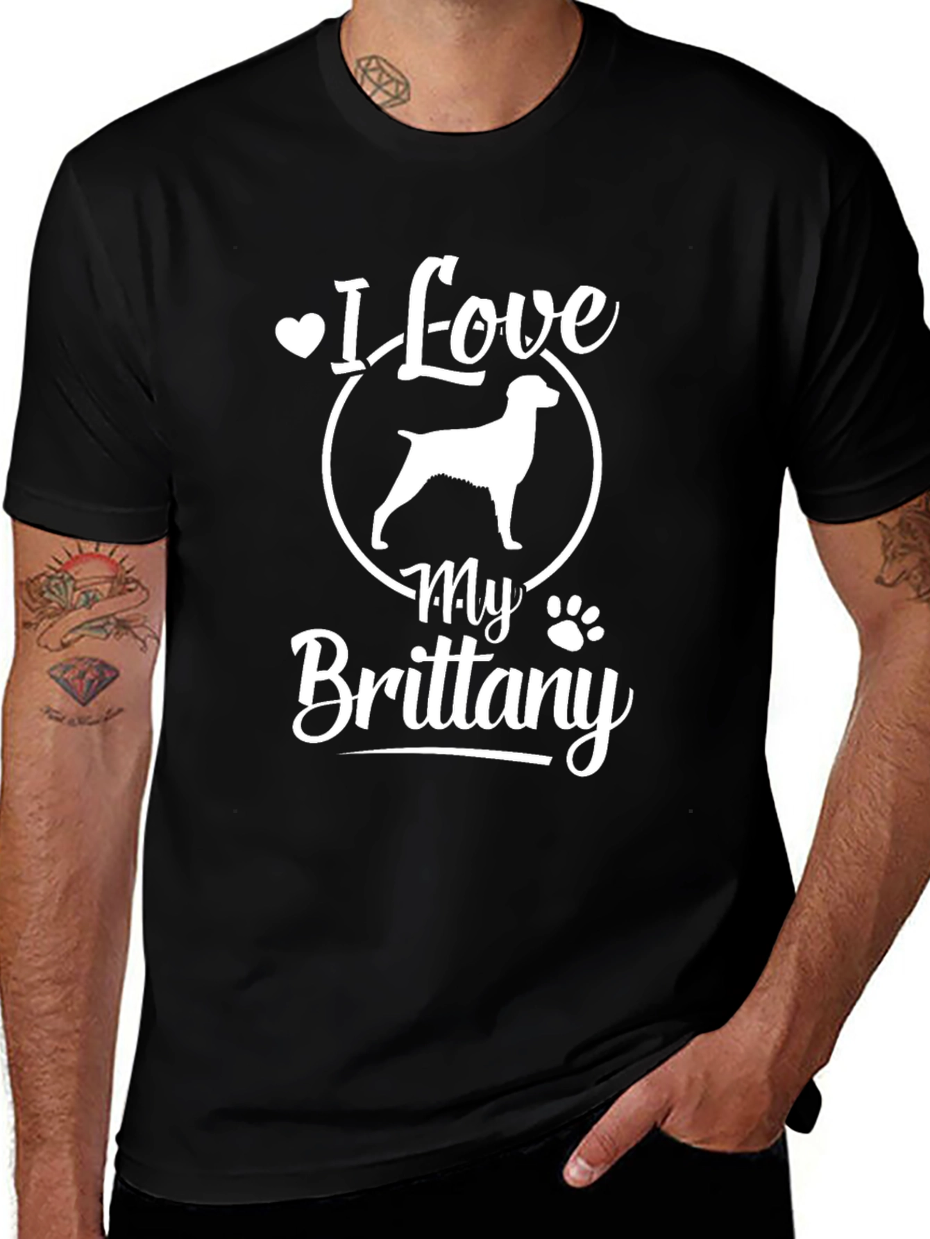 I Love My Brittany T-Shirt