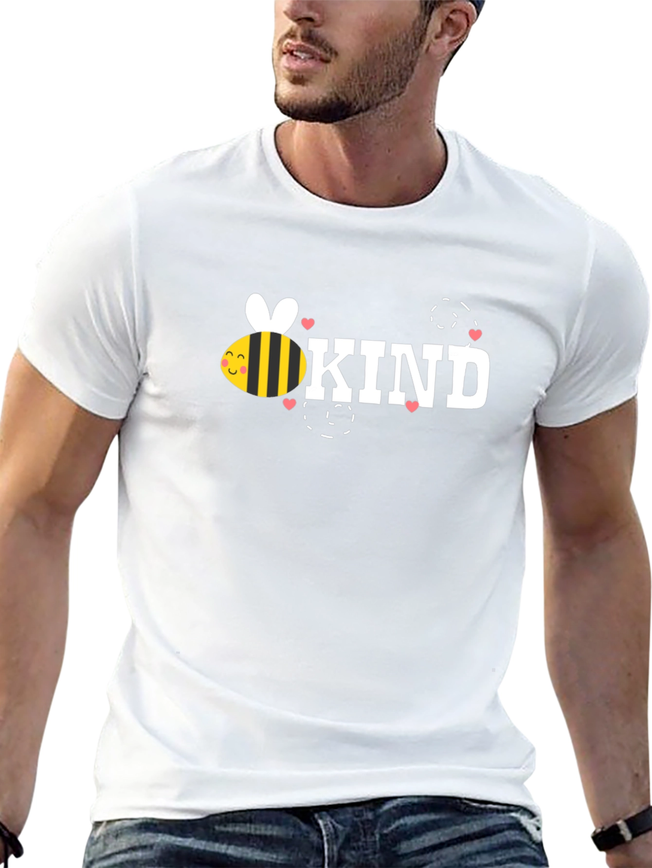 Bee Kind Graphic Tee - Positive Message T-Shirt