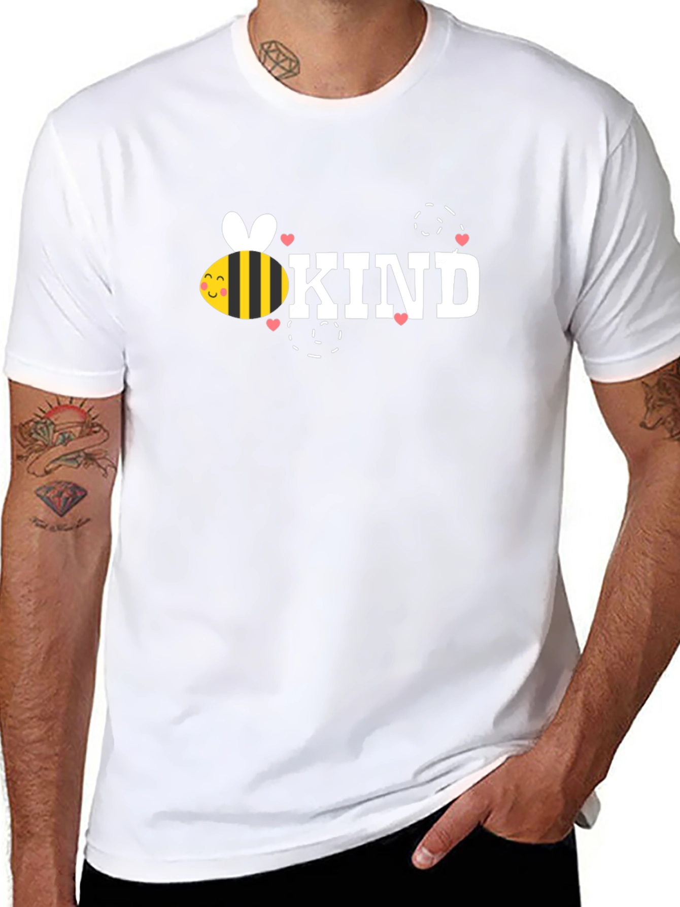 Bee Kind Graphic Tee - Positive Message T-Shirt