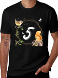 Cute Number 3 Birthday Forest Animal T-Shirt