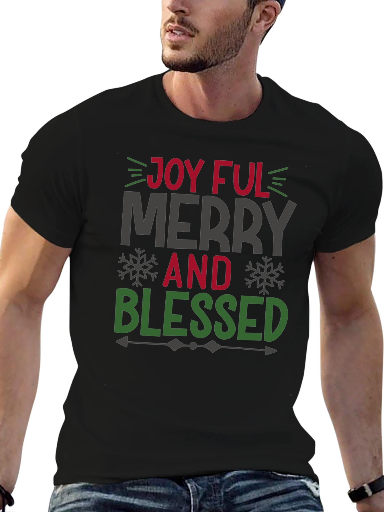 Joyful Merry and Blessed Holiday T-Shirt