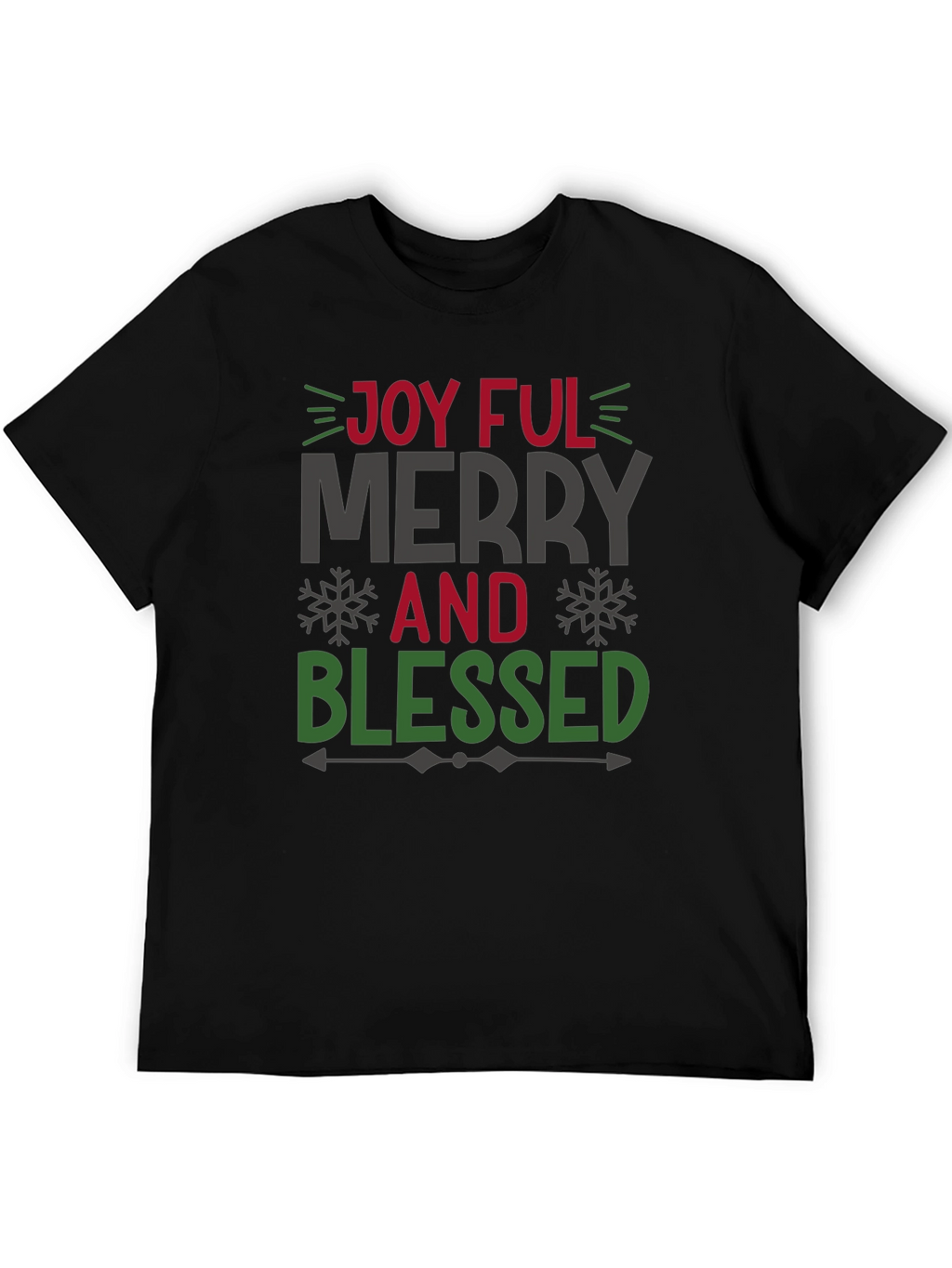 Joyful Merry and Blessed Holiday T-Shirt