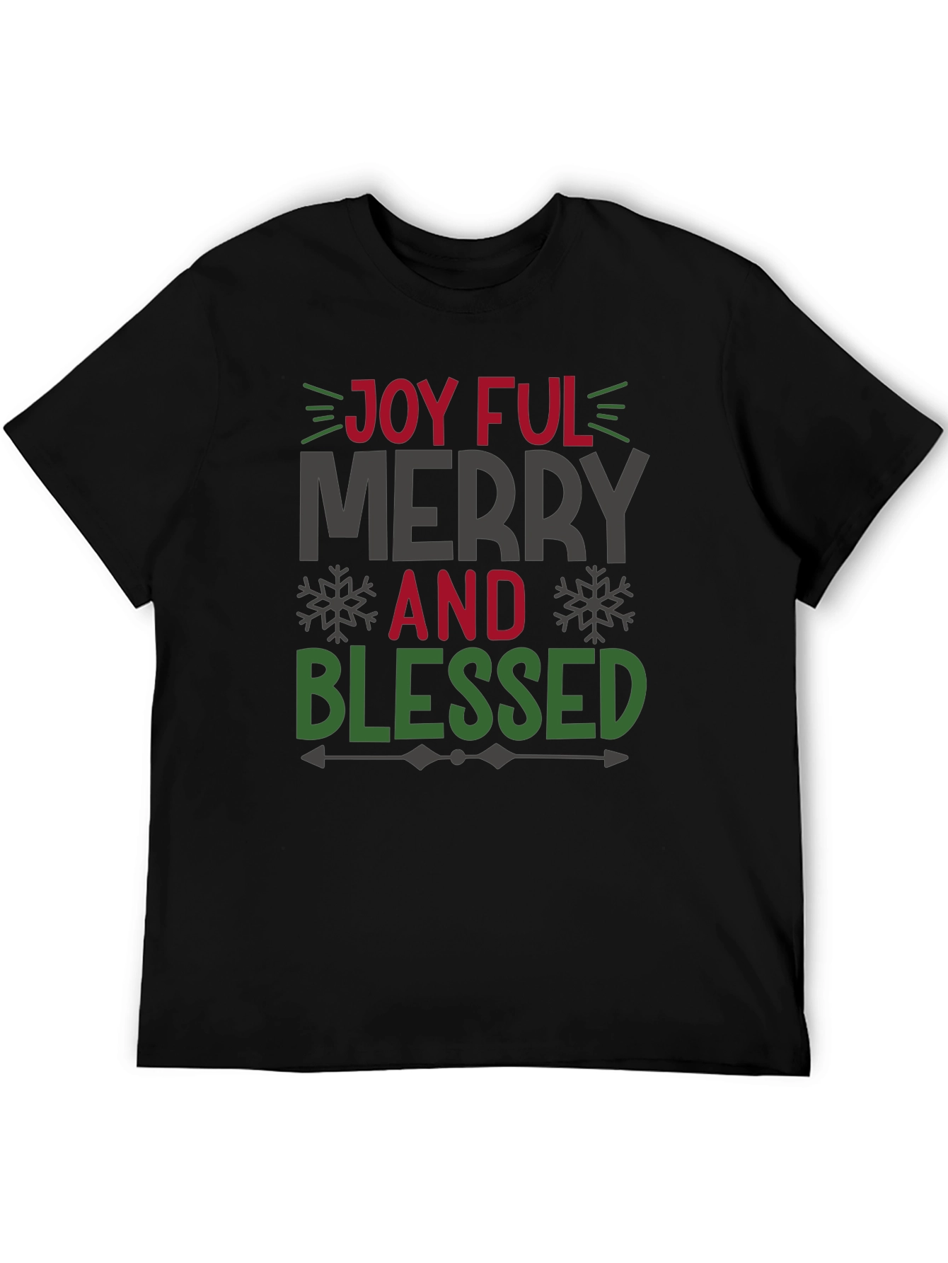 Joyful Merry and Blessed Holiday T-Shirt