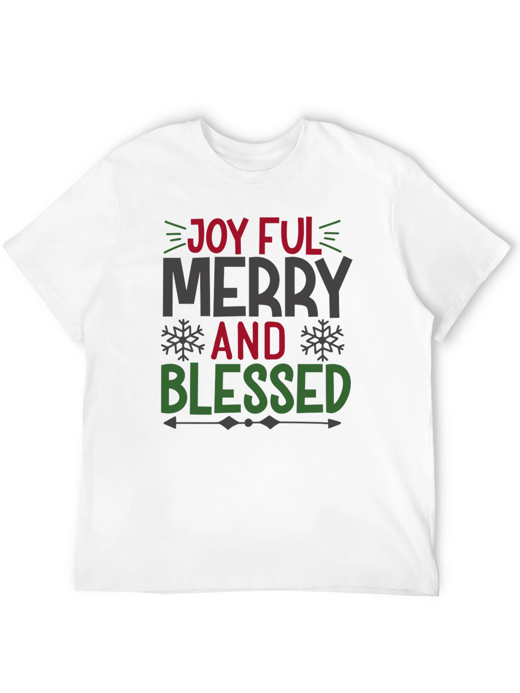 Joyful Merry and Blessed Holiday T-Shirt