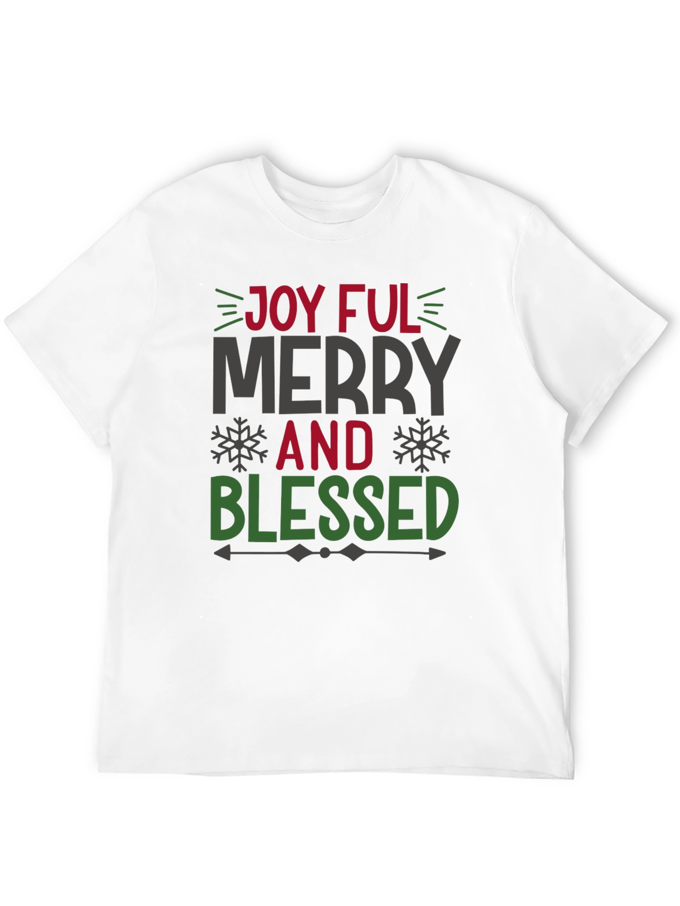 Joyful Merry and Blessed Holiday T-Shirt