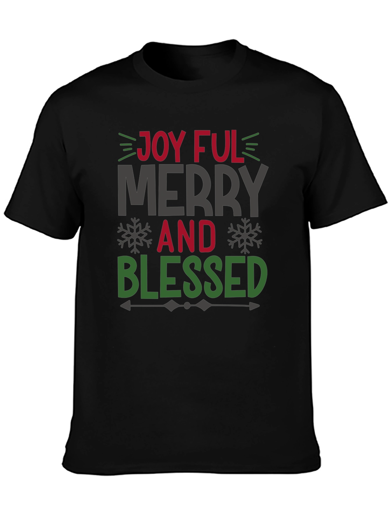 Joyful Merry and Blessed Holiday T-Shirt