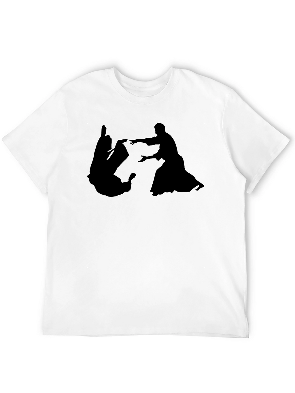 Aikido Silhouette Black T-Shirt