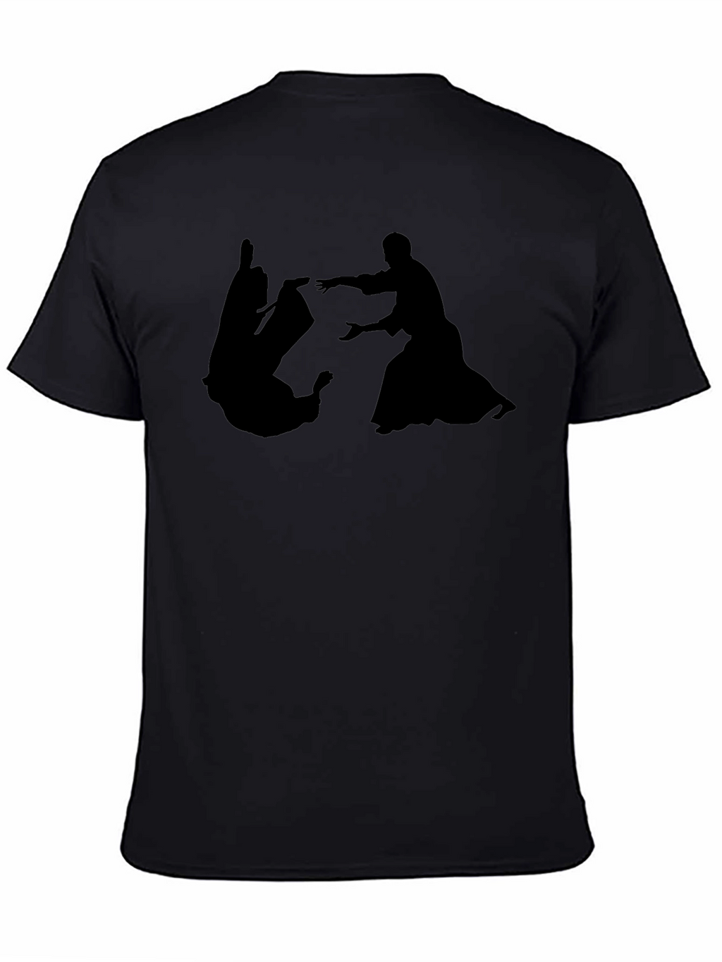 Aikido Silhouette Black T-Shirt