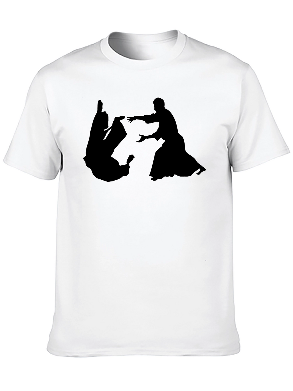 Aikido Silhouette Black T-Shirt
