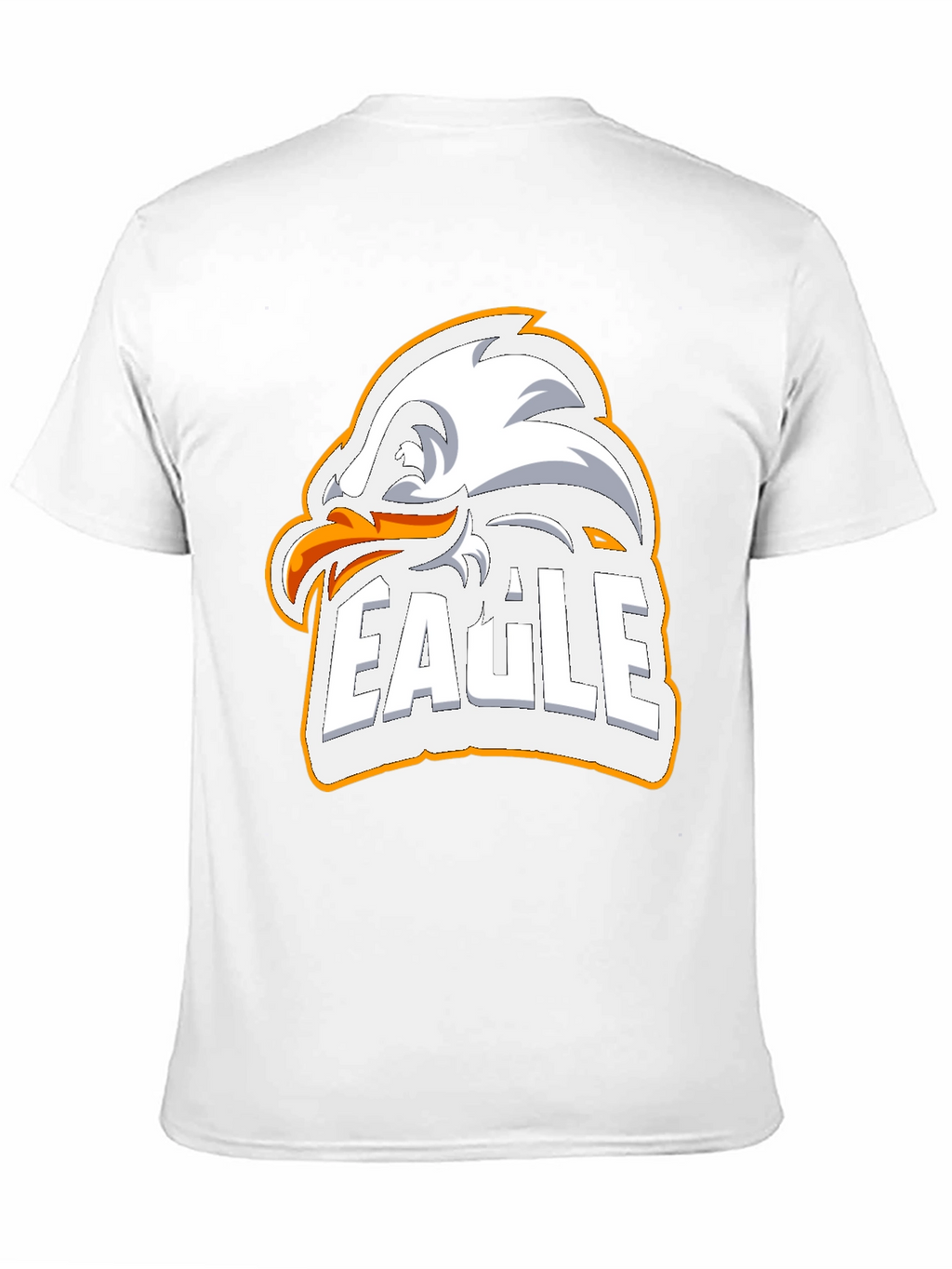 Eagle Graphic Print Mens Black T-Shirt