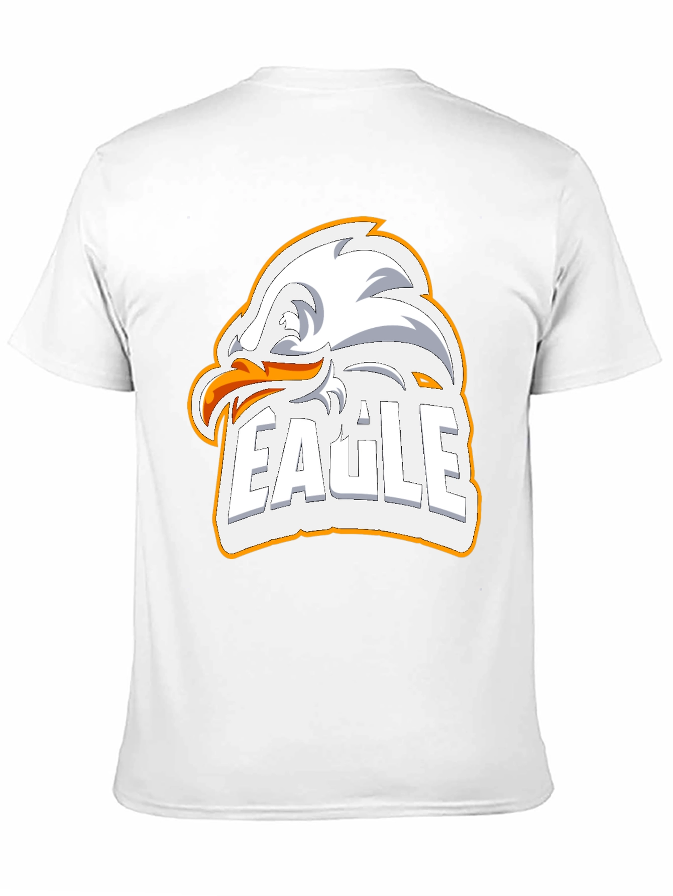 Eagle Graphic Print Mens Black T-Shirt