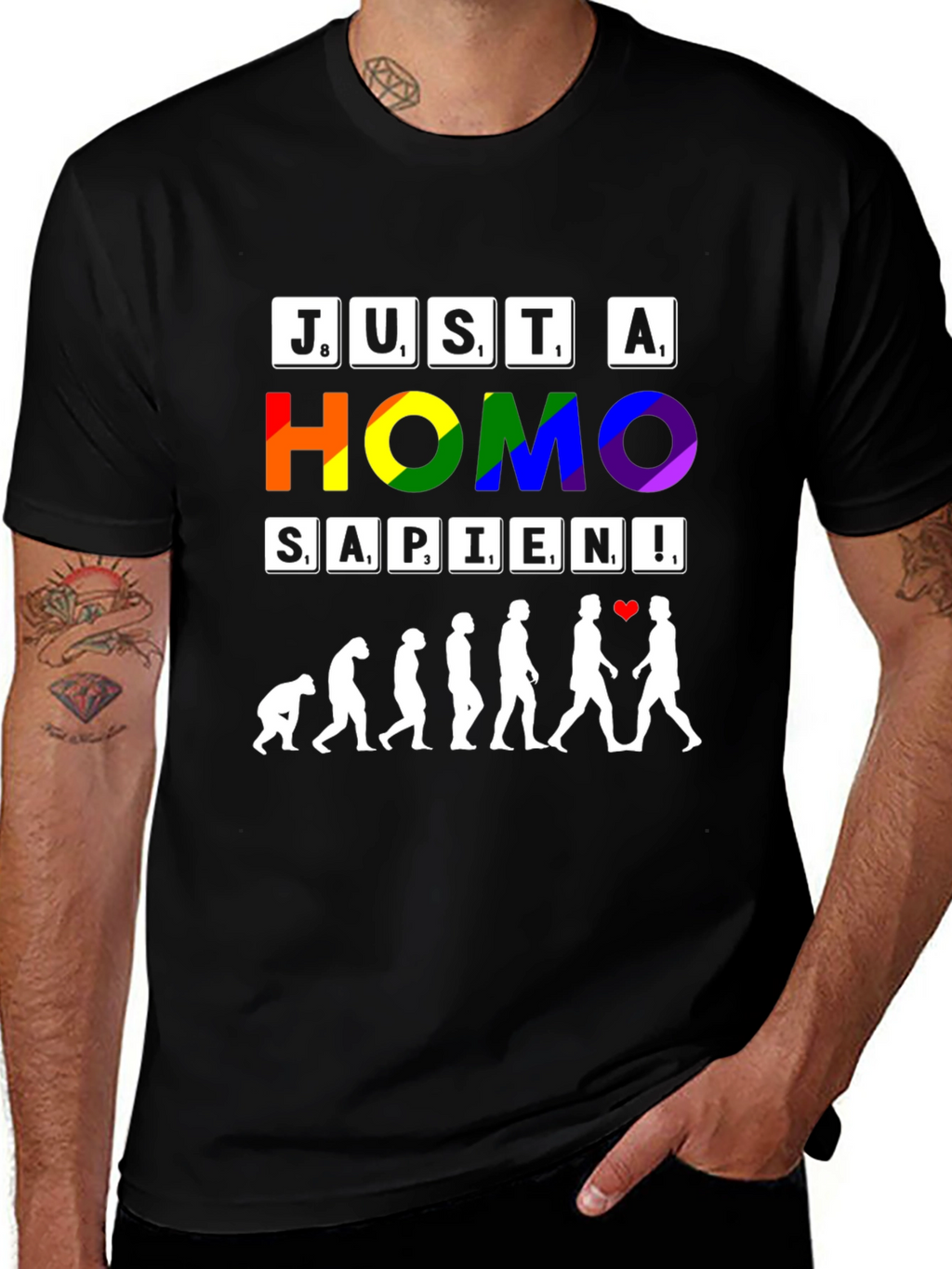 Just a Homo Sapien Pride T-Shirt