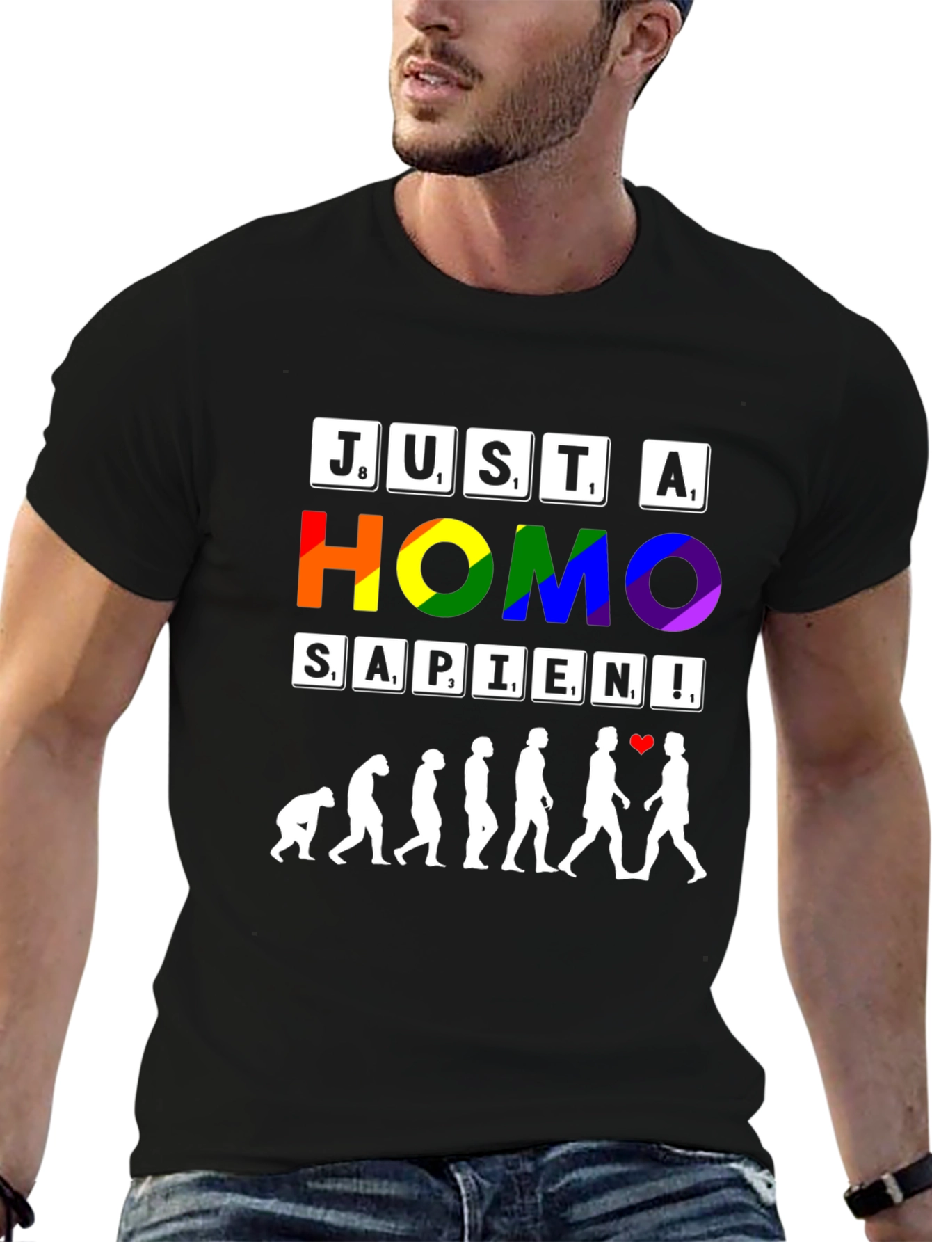 Just a Homo Sapien Pride T-Shirt